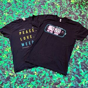 Large Black Weed T-shirt Bundle